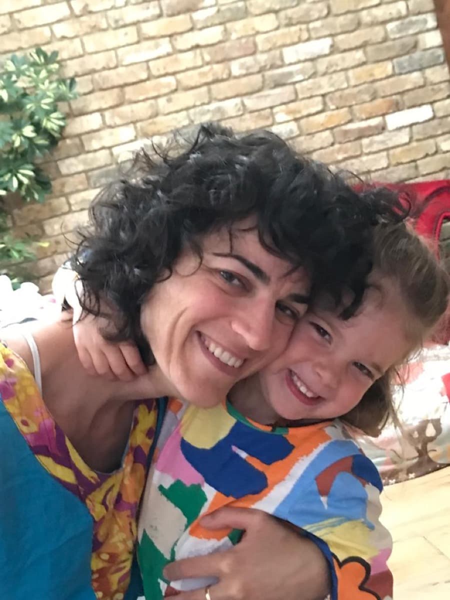 Marian with her child