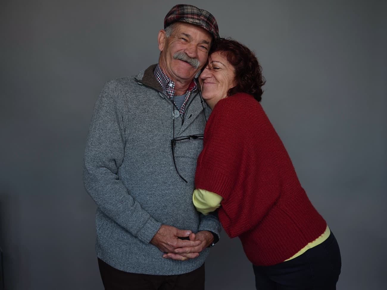 Marian's mother and father, together